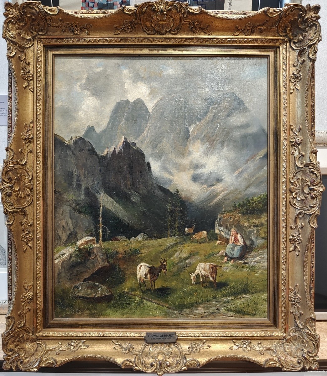 Gebhardt (1830 - 1908) "Die Ziegenhirtin"