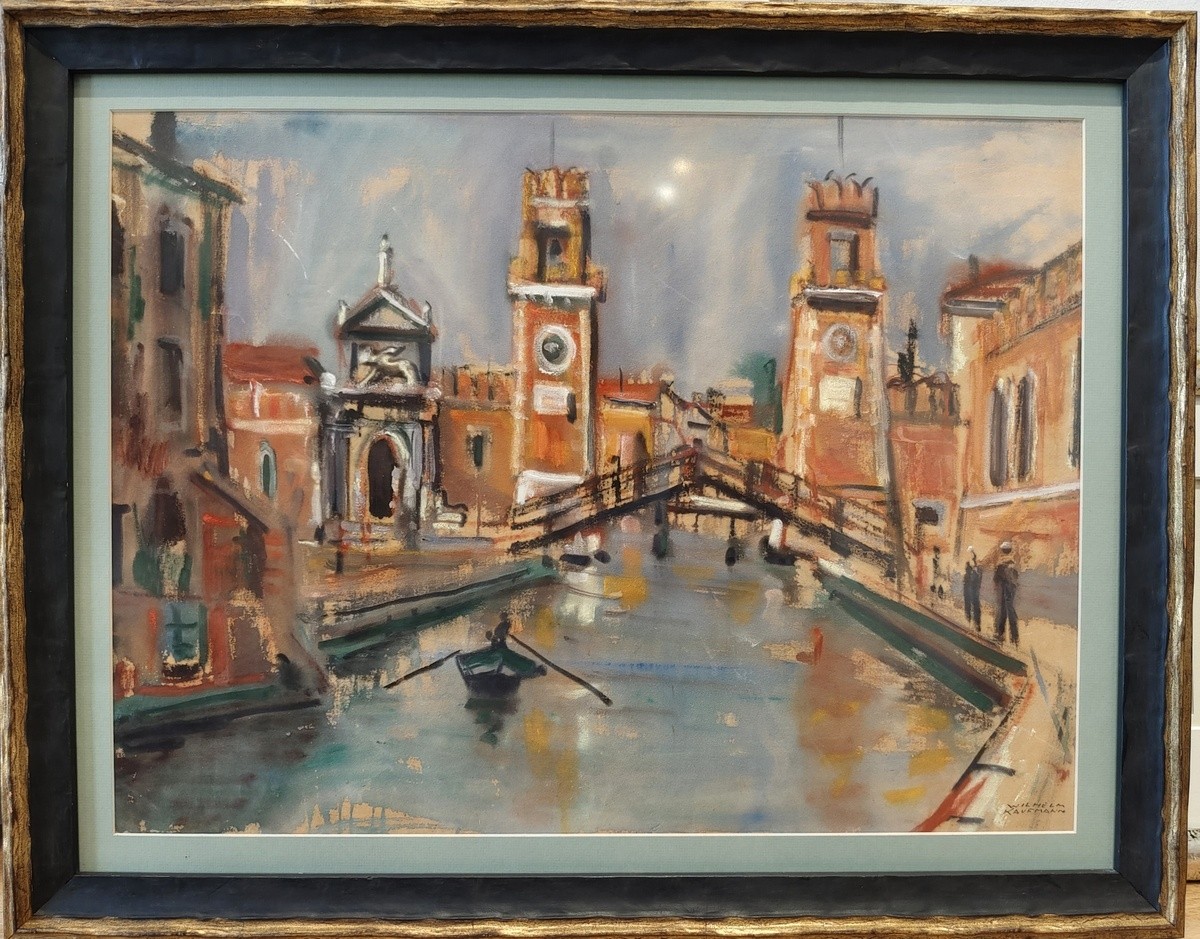 Kaufmann  (1895 - 1975) "Venedig, Arsenal"