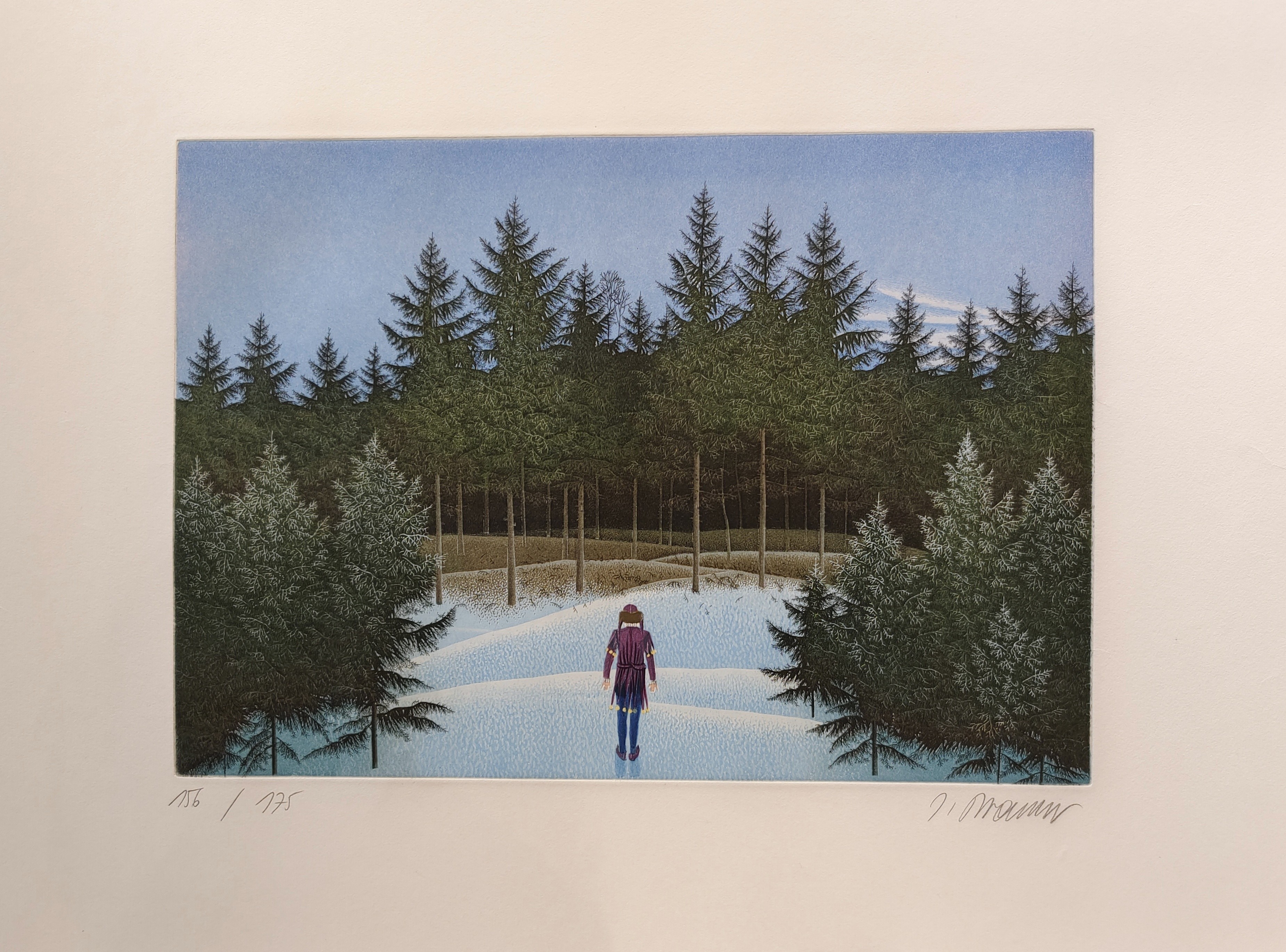  Bramer (1948 geb.) "Kasperl im Winterwald"