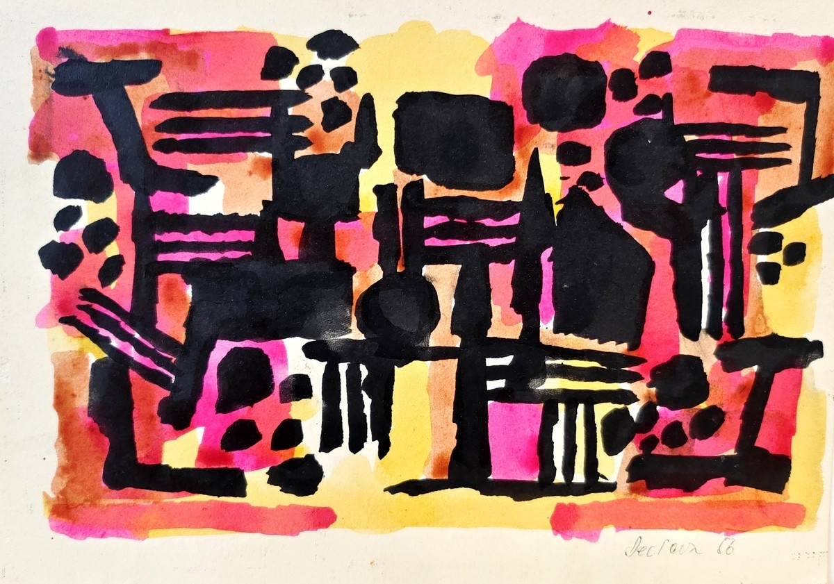 Decleva (1930-1979) "Tiere, abstrakt"