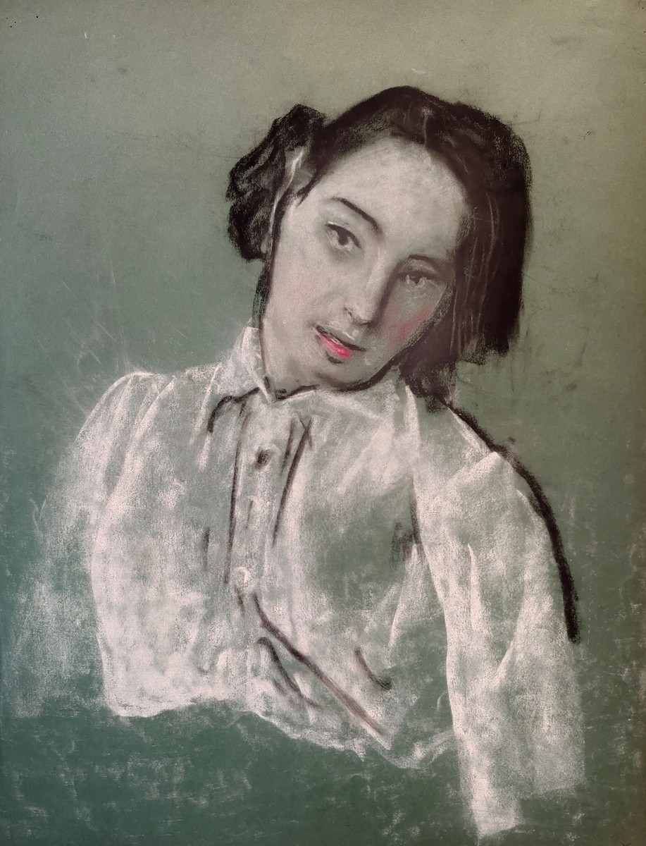  Dobrowsky (1889 - 1964) "Frauenportrait III"