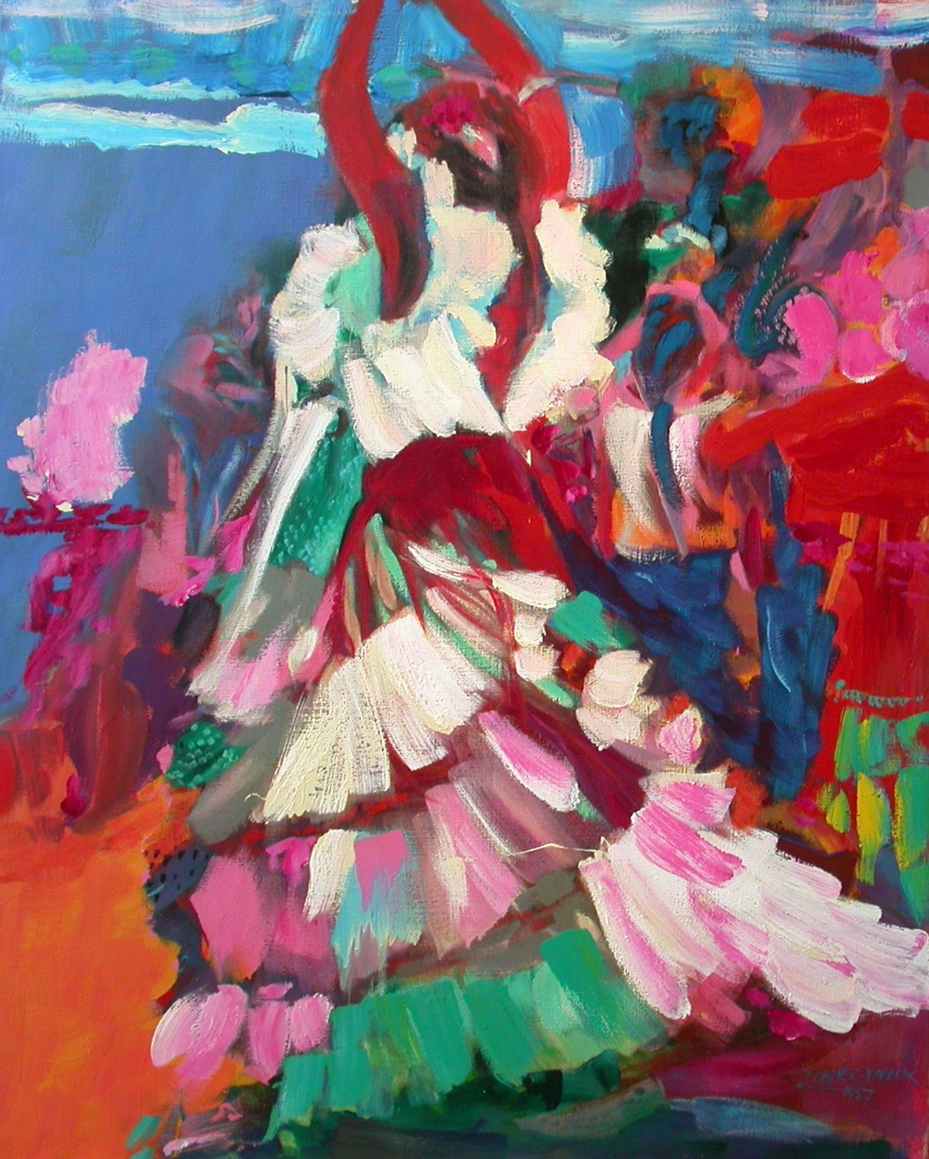 Fohner-Bihack "Flamenco Tänzerin I"
