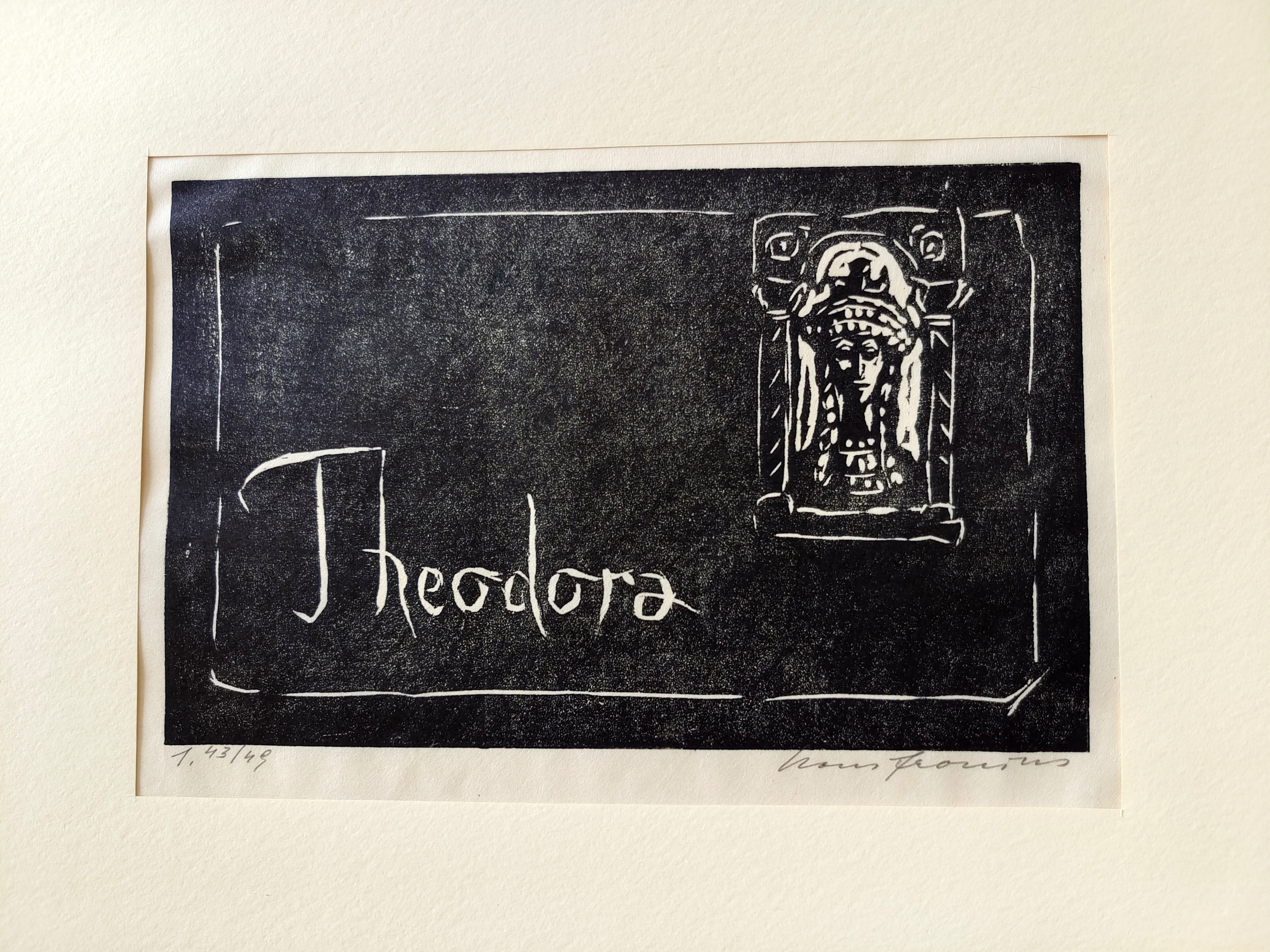 Fronius "Theodora" 28 Stk. Holzschnitte