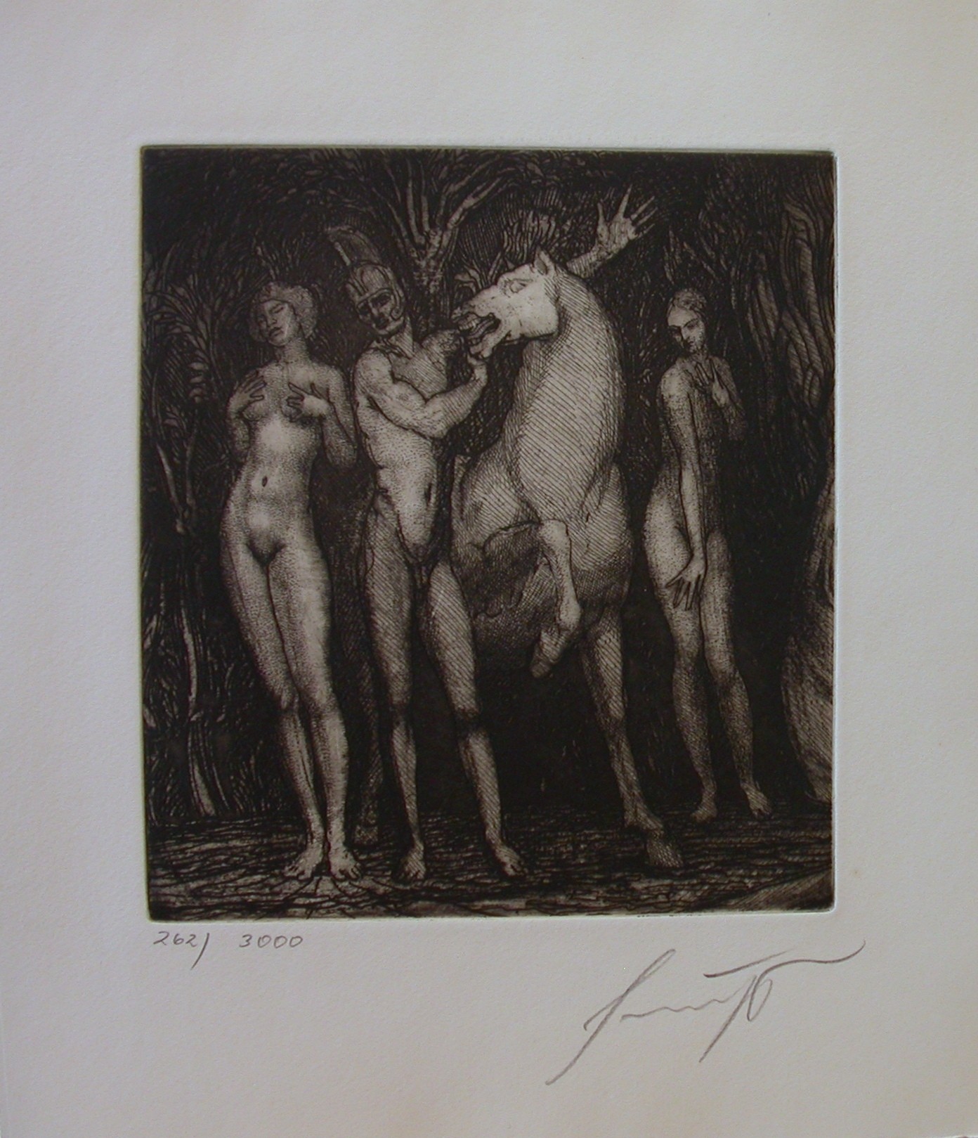  Fuchs (1930 - 2015) "Mythologische Szene"