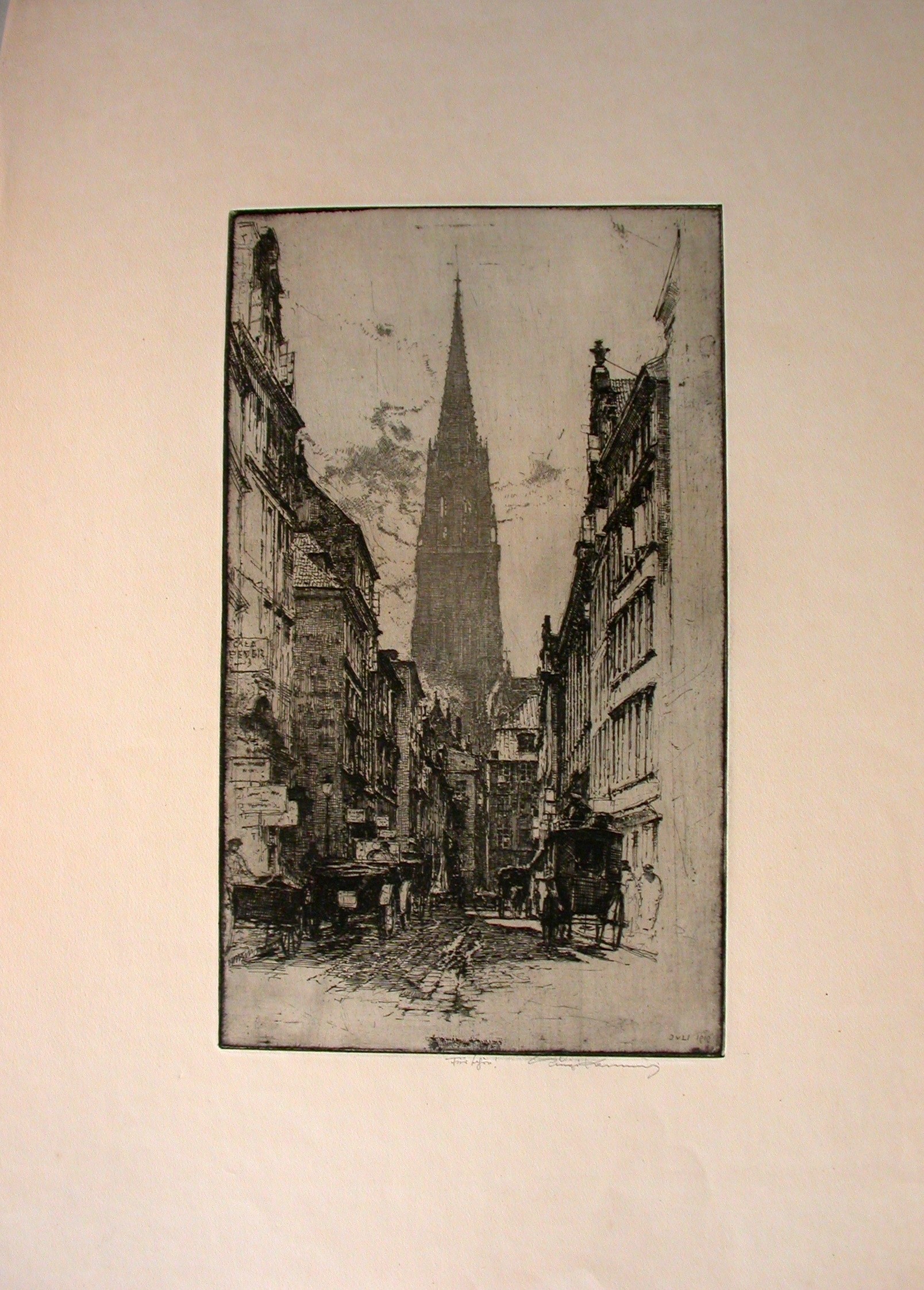 Kasimir "Hamburg, Nikolaikirche, 1910"