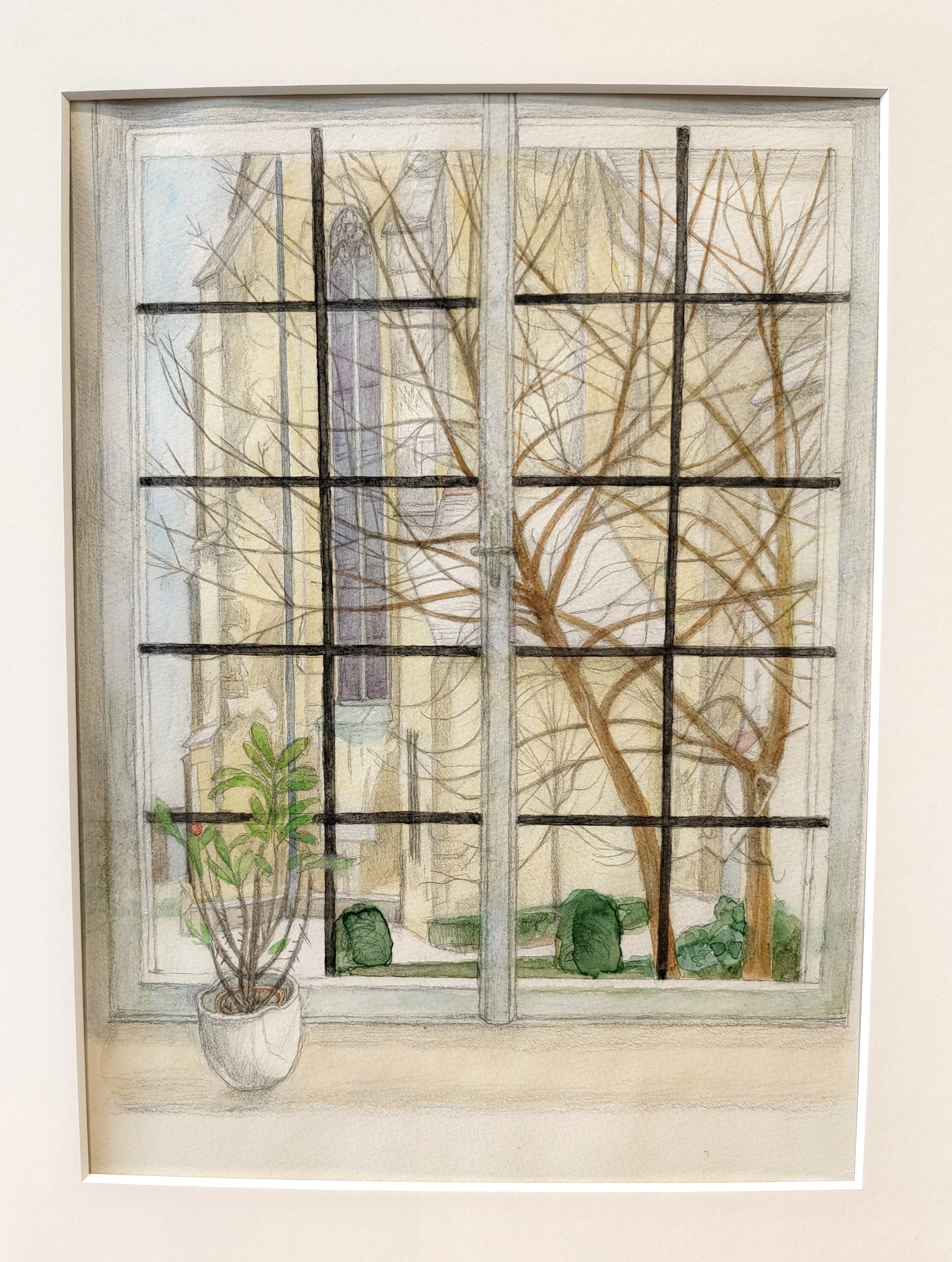 Neuwirth (1912 - 2012) "Blick aus dem Atelierfenster"