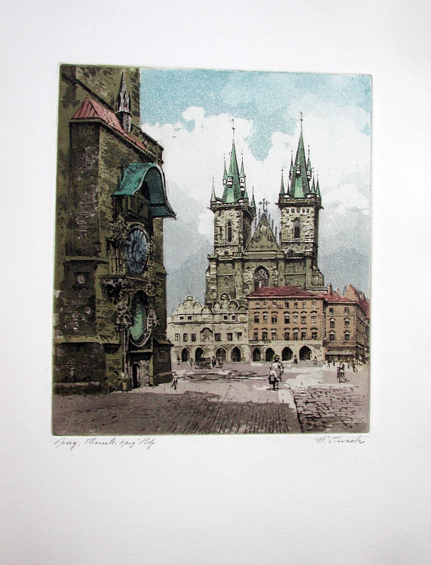 Tucek "Prag, Teynkirche"
