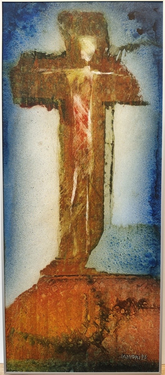 Santoni  (geb. 1955 in Leoben), "Kreuz"