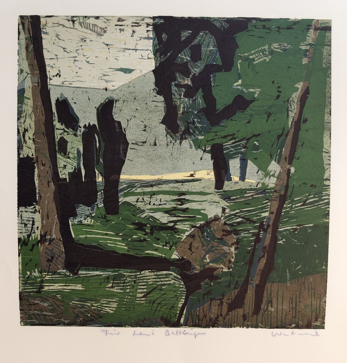 Zaumseil (1962 geb.) "Waldlichtung"
