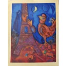  Chagall " Bonjour Paris (1939)"