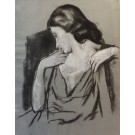 Dobrowsky (1889 - 1964) "Frauenportrait II"