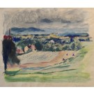 Dobrowsky (1889 - 1964) "Blick in die Landschaft"