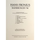Fronius "Radierungen `84" Mappenwerk mit 11 Radierungen
