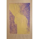 Fuchs (1930 - 2015) "Kopf eines Cherub gelb-violett"