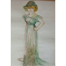 Larot "Elegante Frau mit langem Kleid"