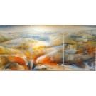 Santoni "Archaische Seelenlandschaft" 2017, 100 x 210 cm